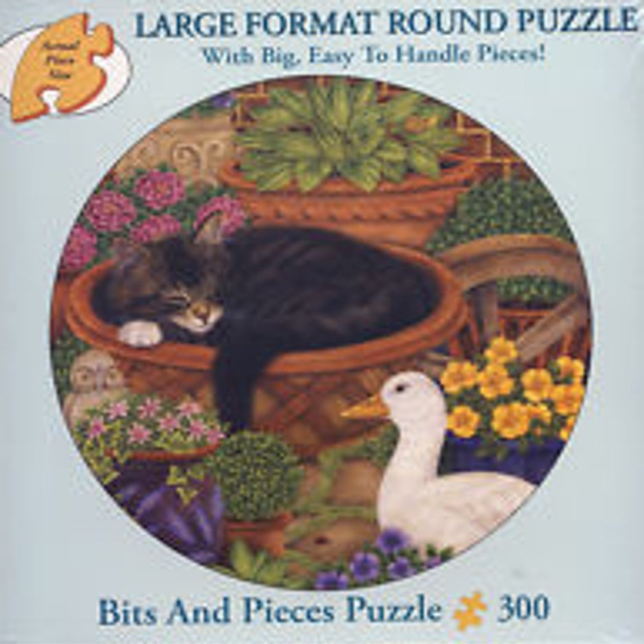 1000 Pc Round Puzzle- Just the Right Size- By Anne Mortmer