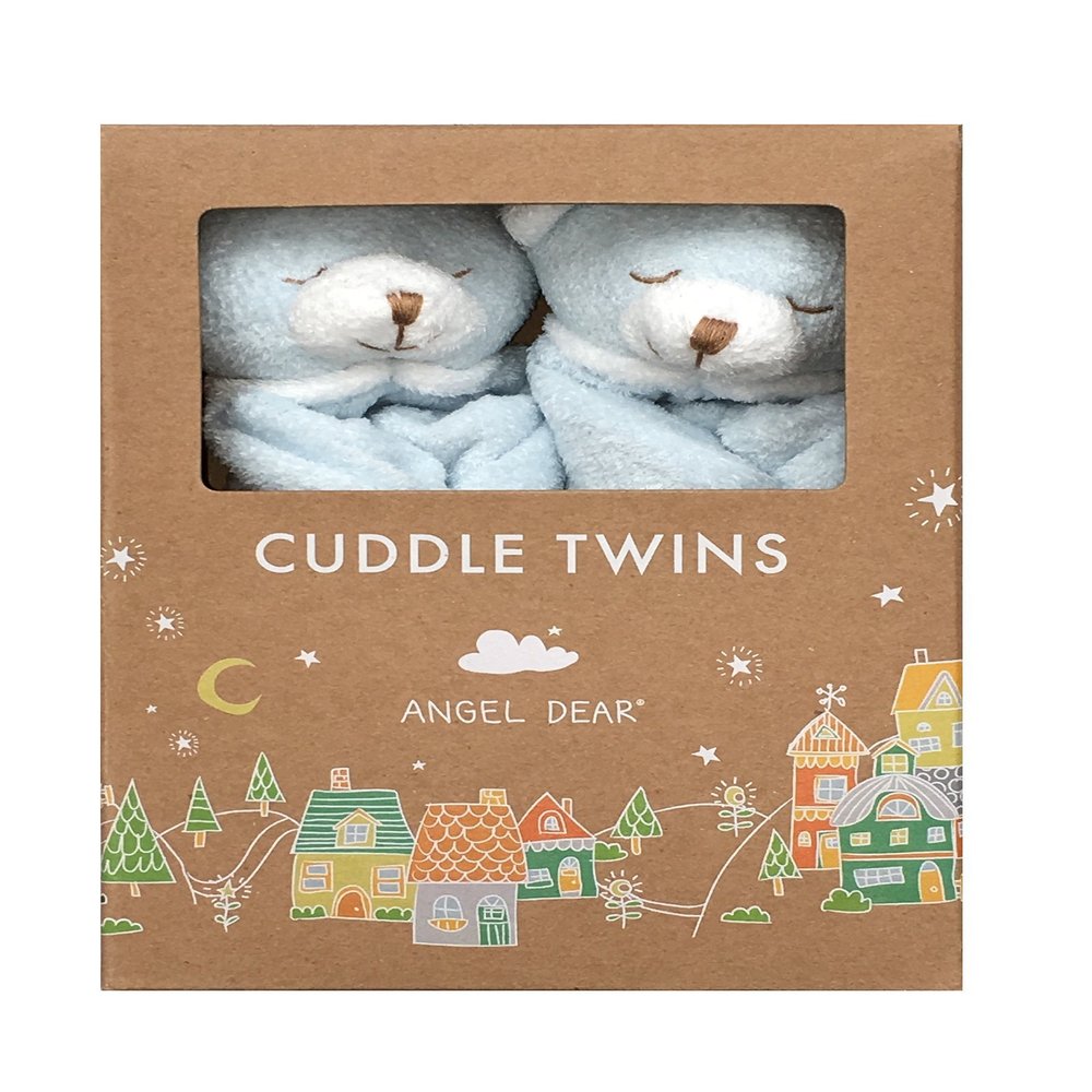 Angel Dear Blue Bear Cuddle Twin Set.