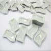10 White Ceramic Breakfast Serving Tray Plate Dollhouse Miniatures Supply 13401 view 1