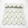 10x25 mm White Edge Scalloped Plate Dollhouse Miniatures Ceramic Supply 13404 view 3