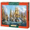 CASTORLAND 4000 Piece Jigsaw Puzzles, Naval Battle, Nautic painting, Old navy ships, Sailing ships at war, Adult Puzzle, Castorland C-400102-2 view 1