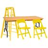 Ultimate Ladder, Table & Chairs Yellow Playset for Wrestling Action Figures view 2