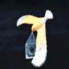 C&H Solutions Silver Wing Yellow Body Cute Balancing Bird with Clear Triangle Stand view 2