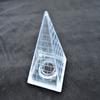 C&H Solutions Silver Wing Yellow Body Cute Balancing Bird with Clear Triangle Stand view 3