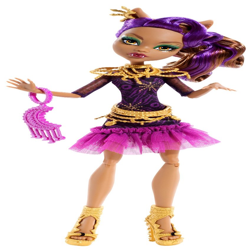 Mattel Monster High Frights, Camera, Action! Black Carpet Clawdeen Wolf Doll