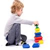 KUTOI Pyramid Stacking Toy Building Blocks 3D Puzzle Brain Teasers for Kids and Adults-Creative Preschool Learning Activities- Toddler Building Toys, Kids Blocks for 3 Year Old Boys & Girls view 2