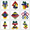 KUTOI Pyramid Stacking Toy Building Blocks 3D Puzzle Brain Teasers for Kids and Adults-Creative Preschool Learning Activities- Toddler Building Toys, Kids Blocks for 3 Year Old Boys & Girls view 4