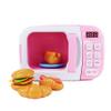 Boley Pink Microwave Playset - 11 Pc Light & Sound Pretend Play Kitchen Toys Set with Play Food for Kids Ages 3+ view 1