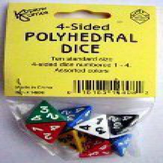 4-Sided Polyhedral Dice