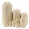 Moonmo 10pcs Beautiful Handmade DIY Blank Wooden Russia Nesting Dolls Gift Russian Nesting Wishing Dolls DIY Craft Matryoshka Traditional. view 1