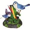 Haktoys Realistic Chirping Bird Toy, Sound Activated Interactive Bird with Natural Sounds, Desk Organizer with Pen Holder & Mini Drawer, Lifelike Desk Decor for Home or Office view 1