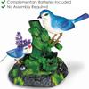 Haktoys Realistic Chirping Bird Toy, Sound Activated Interactive Bird with Natural Sounds, Desk Organizer with Pen Holder & Mini Drawer, Lifelike Desk Decor for Home or Office view 4