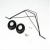 15/20/ 40 Class Aluminum Steel Wire Scale Landing Gear; 20/40 Class Front/Tail Landing Skid; Foam/PU Wheels Combo Set for RC Flying Airplane (LGS-40) view 1
