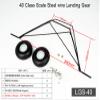 15/20/ 40 Class Aluminum Steel Wire Scale Landing Gear; 20/40 Class Front/Tail Landing Skid; Foam/PU Wheels Combo Set for RC Flying Airplane (LGS-40) view 2