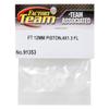 Team Associated 91353 FT Piston 12mm 4x1.3mm Flat view 2