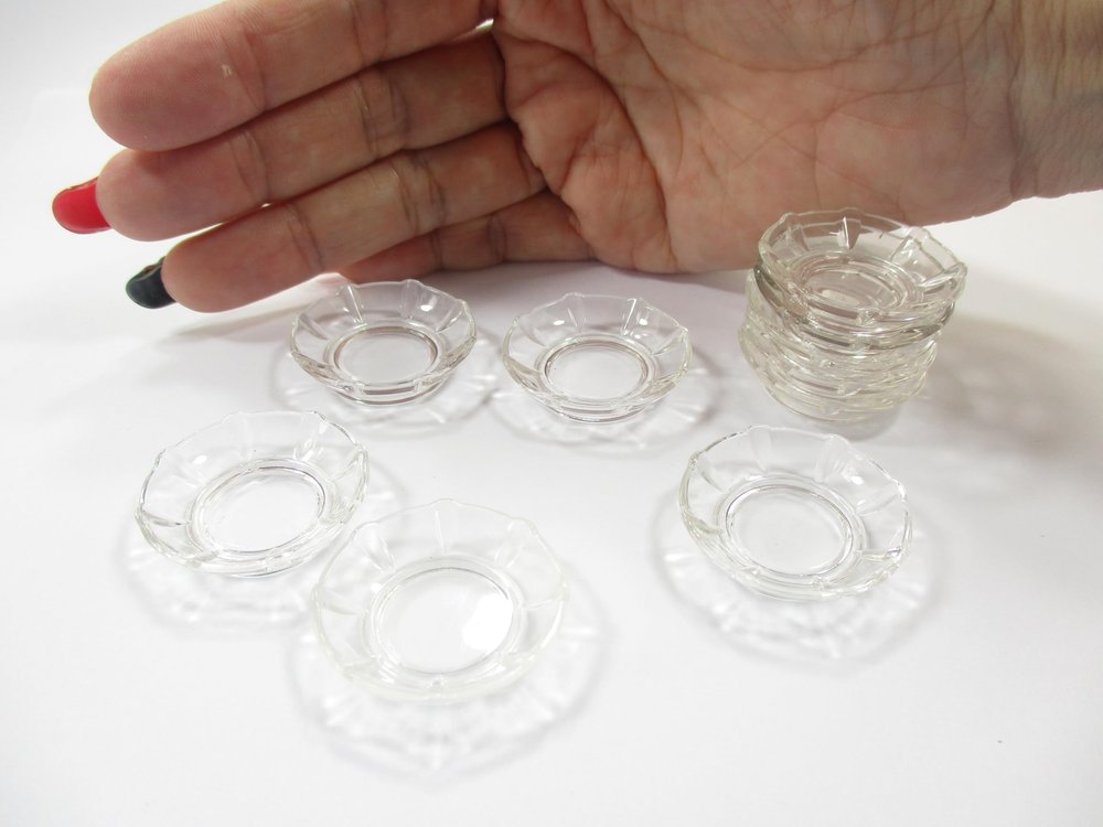 10 Ice Cream/Food Plate Acrylic Plastic Dollhouse Miniatures Supply 9407