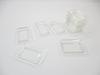 10 Empty Tray Size S Acrylic Plastic Dolls House Miniatures Supply 9413 view 2