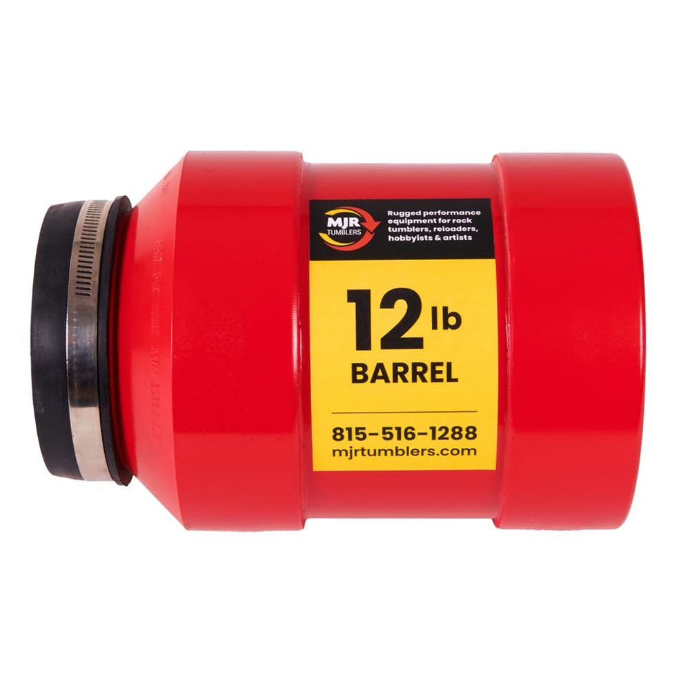 MJR Tumblers 2/3 Gallon Rock Tumbler Barrel - Barrel for Tumbling, Rock Polisher Tool, 12 lb