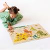 Petit Collage Floor Puzzle, Our World, 24-Pieces  Large Puzzle for Kids, Completed Map Puzzle Measures 18 x 24  Makes a Great Gift Idea for Ages 3+ view 3