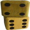 5 Giant Wood Dice Giant Game view 2