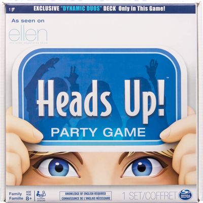 Heads Up Party Game 4th Edition, Word Guessing Board Game for Kids and Families Ages 8 and up