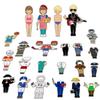SpriteGru 56 PCS Magnetic Dress-up Pretend Play Doll Set with 21 Occupations Jobs, Perfect for Preschool Learning view 1