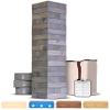 GoSports 5 ft Giant Wooden Toppling Tower - Includes Bonus Rules with Gameboard - Choose Your Style view 1
