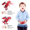 Betheaces Remote Control Dinosaur,Dragon Toy for Kids Boys Girls Red Dragon Figures Learning Realistic Looking Large Size with Roaring Spraying Light Up Eyes for Birthday Xmas Gifts (Style-1) view 2