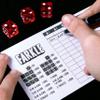 Brybelly Farkle Scorecards  Set of 75 Replacement Score Sheets for Farkle Dice Games for Up to 8 Players view 3