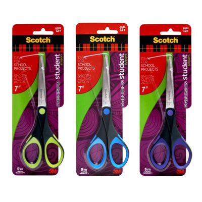 3M 1447S-MIX 7 Assorted Colors Student Scissors