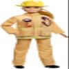 Barbie Firefighter Doll, Blonde view 1