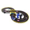NKOK Sonic and Shadow Race Track Set with Working Lights, Lap Counter, Figure-8 Slot Car Track, Brown Box Packaging view 1