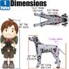 Jet Creations 39" L Inflatable Dalmatian Dog Black White Animal Puppy Pet Figure for Decor Play Thanksgiving Christmas WinterParty Birthday VBS Photo Prop, Gift for Boys Girls Kids, 1pc view 2