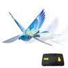 MUKIKIM eBird Blue Pigeon - Flying RC Bird Toy for Kids. Indoor/Outdoor Remote Control Bionic Flapping Wings Bird Helicopter. USB Recharging view 1