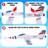 ArtCreativity 24 Pack Glider Fighter Jets 3D Puzzle Set - 7 Inch Various Jet Design Schemes - Airplane Theme Party Activity - Great Party Favor, Summer Fun, Gift Idea for Boys and Girls view 2