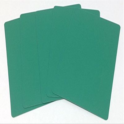 10 Poker Size (Wide) Green CUT Cards for Poker Texas Hold'em Tournaments Blackjack Games
