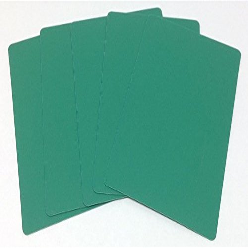 10 Poker Size (Wide) Green CUT Cards for Poker Texas Hold'em Tournaments Blackjack Games