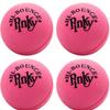 JA-RU Hi-Bounce Pinky Ball (4 Pack) 2 Inch Bouncy Balls for Kids | High Bounce Balls for Indoor & Outdoor Sports | Hand & Foot Massage Ball | Bulk Party Favors. 976-4A view 1