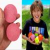 JA-RU Hi-Bounce Pinky Ball (4 Pack) 2 Inch Bouncy Balls for Kids | High Bounce Balls for Indoor & Outdoor Sports | Hand & Foot Massage Ball | Bulk Party Favors. 976-4A view 2
