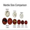 Big Game 30 Solid Color Replacement Marbles Wahoo Aggravation, Dirty Marbles Board Game 14mm Glass 9/16" view 3