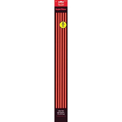 Amscan 310098.103 Red Glow Sticks, 5ct