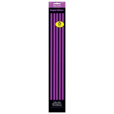 22" Glow Necklace Value Pack - Purple, Party Accessory