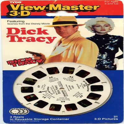 Dick Tracy - The Disney Movie - Classic ViewMaster - 3 Reels on Card - New