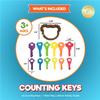 Baby Keys Montessori Toys for Toddlers - Toy Keys, Matching Toddler Games, Learning Toys for 2 Year Olds - Real Keys, Pretend Play Toys and Sensory Toys for Autistic Children with Activity eBook view 2