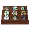 Golf Poker Chip Ball Marker Display Rack | Solid Hardwood 3-Tier Stand | Holds 12 Poker Chips or Golf Ball Markers | Made in The USA view 1