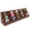 Golf Poker Chip Ball Marker Display Rack | Solid Hardwood 3-Tier Stand | Holds 24 Poker Chips or Golf Ball Markers | Made in the USA view 2
