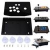 DIY Arcade Kits, Asixx Black Acrylic Panel and Case DIY Set Kits Replacement for Arcade Game Support PC Desktop , Laptop XP, W7, W8 view 1