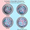 MoonxHome Ball Pit Balls for Toddlers, BPA Free Crush Proof Plastic Toy Balls for Ball Pit, Children's Pool Water Toys, Ideal Gift for Christmas Balls for Play Tent 2.15 Inch Pack of 100 Pure White view 4