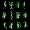 Glow in the Dark Insects - 144 Pieces - Party Favor and Prank Toys - Assorted Reptiles and Bugs Toys  Great for Halloween, Birthday Parties, Piatas, Prizes and More - by Skeleteen view 4