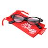 50's Kids Nerd Cat Eye Glasses Girls Costume Children's (Age 3-12) (Black) view 2